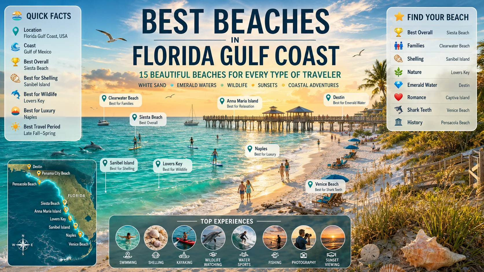 Best Beaches in Florida Gulf Coast