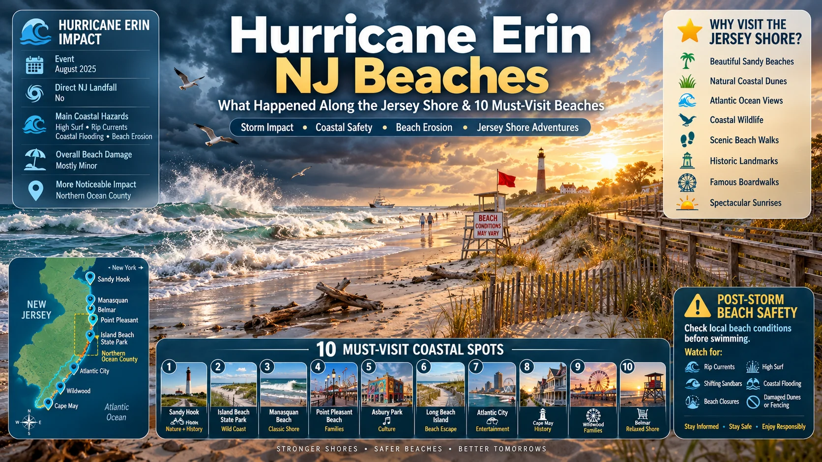 hurricane erin nj beaches