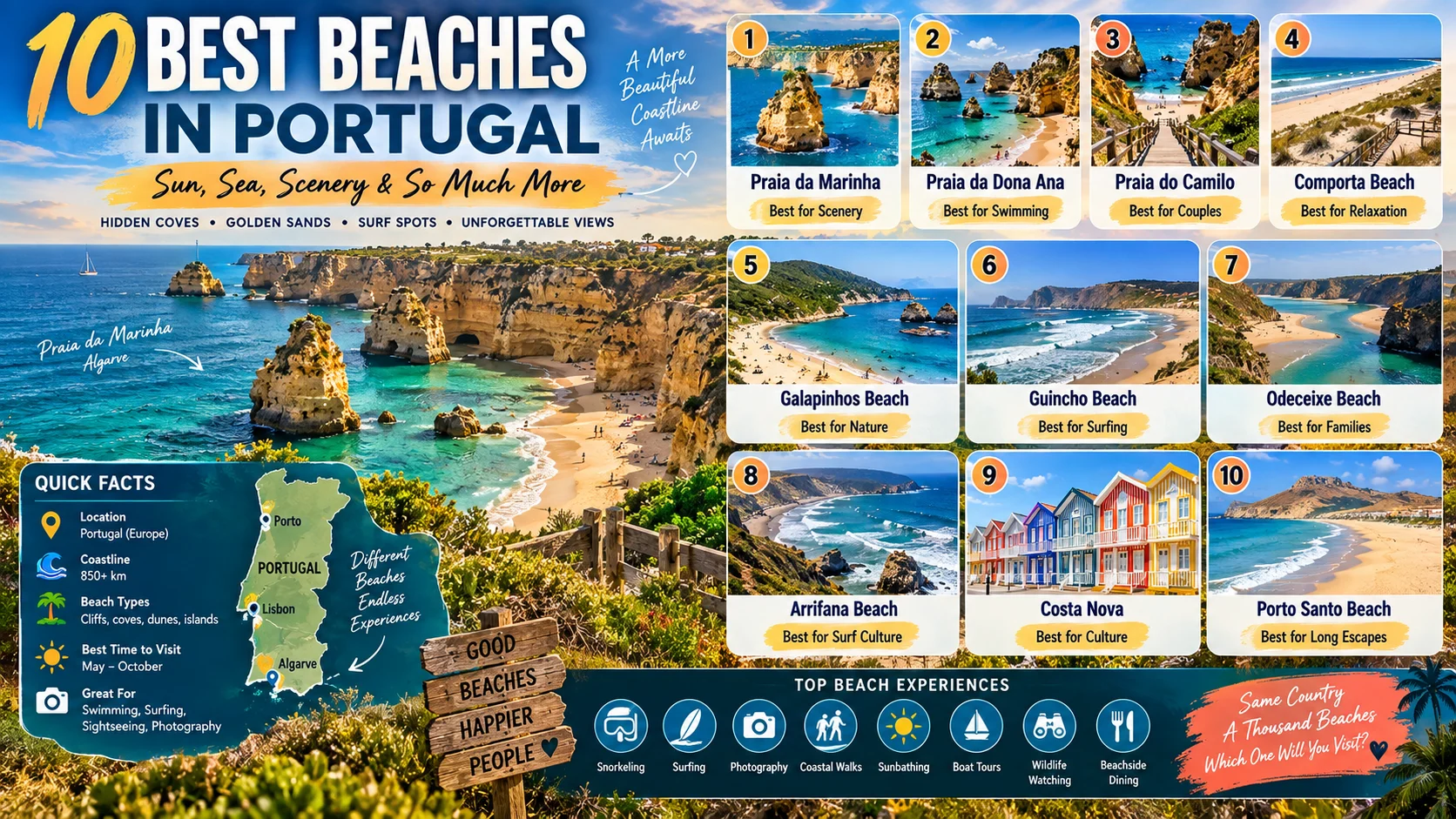 best beaches in portugal