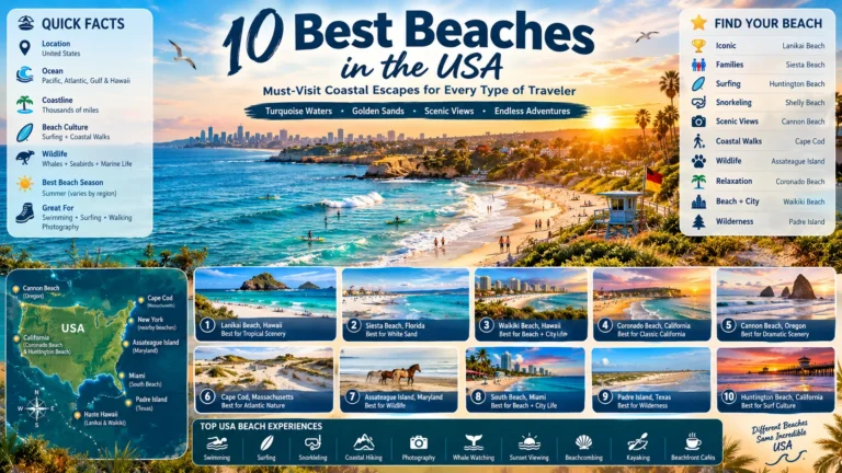 best beaches in usa