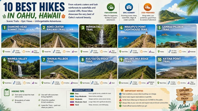 best hikes in oahu hawaii