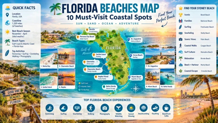 florida beaches map