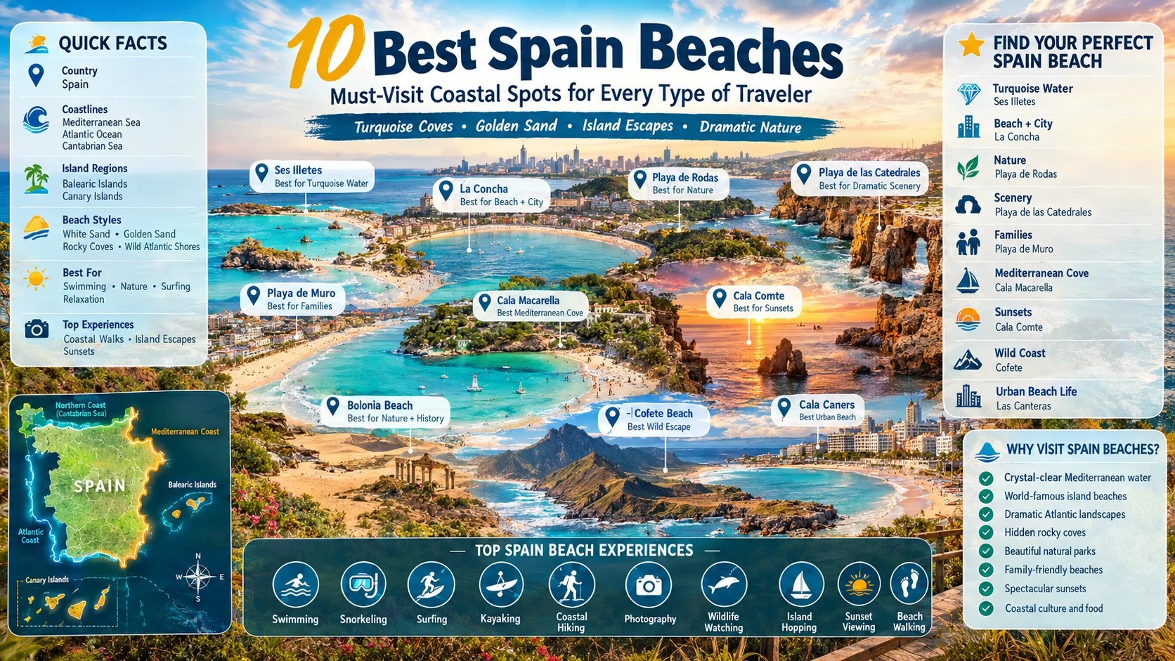 spain beaches