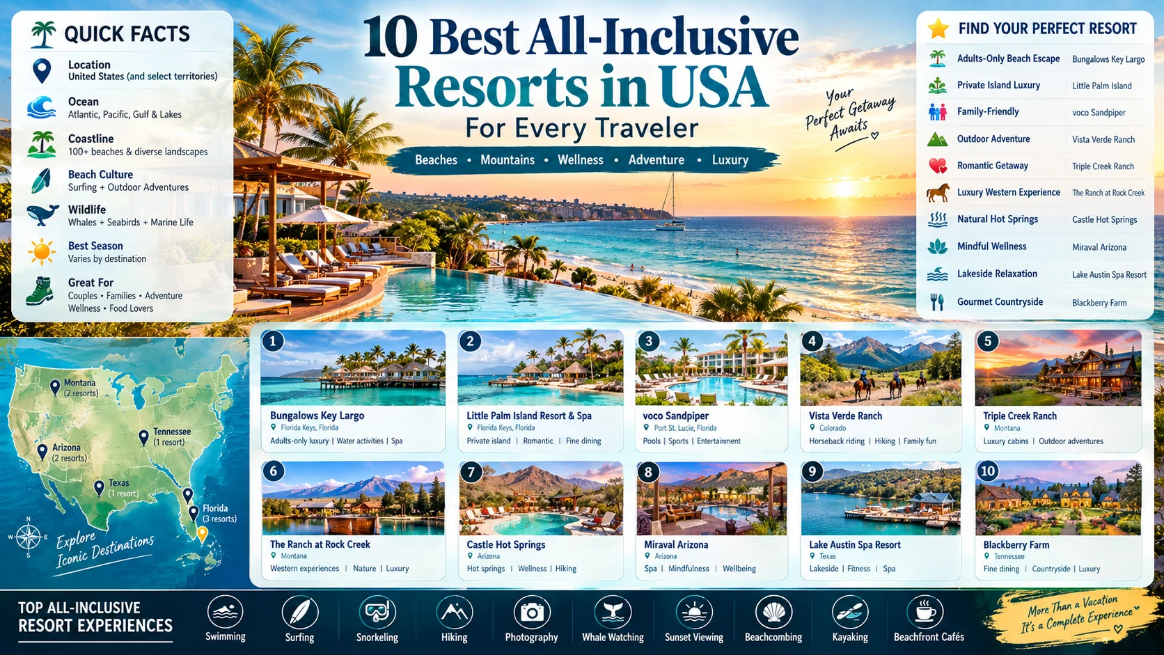 all inclusive resorts in usa