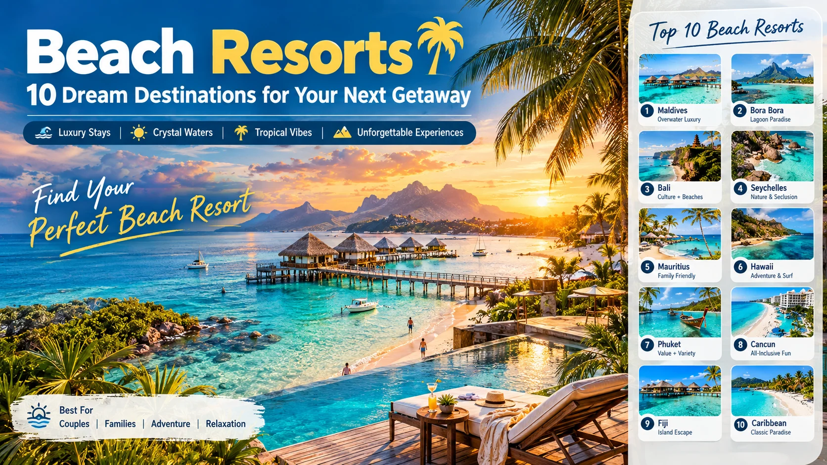beach resorts